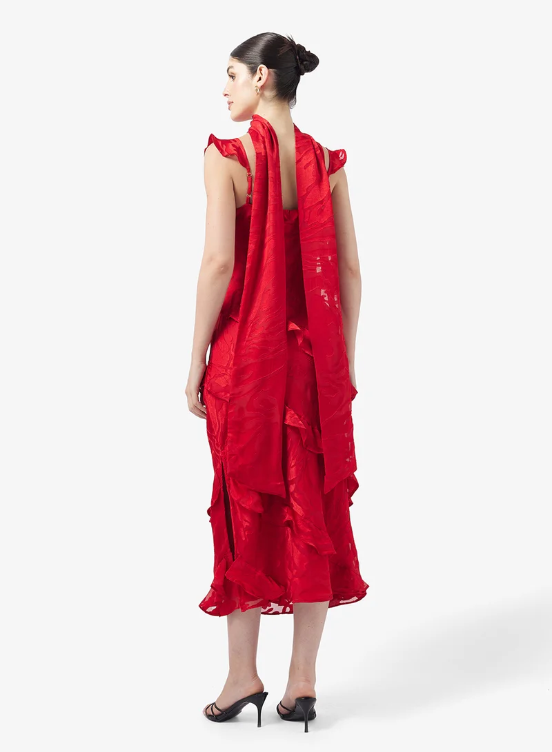 بريتي لافيش فستان نيما ديفور بكشكش